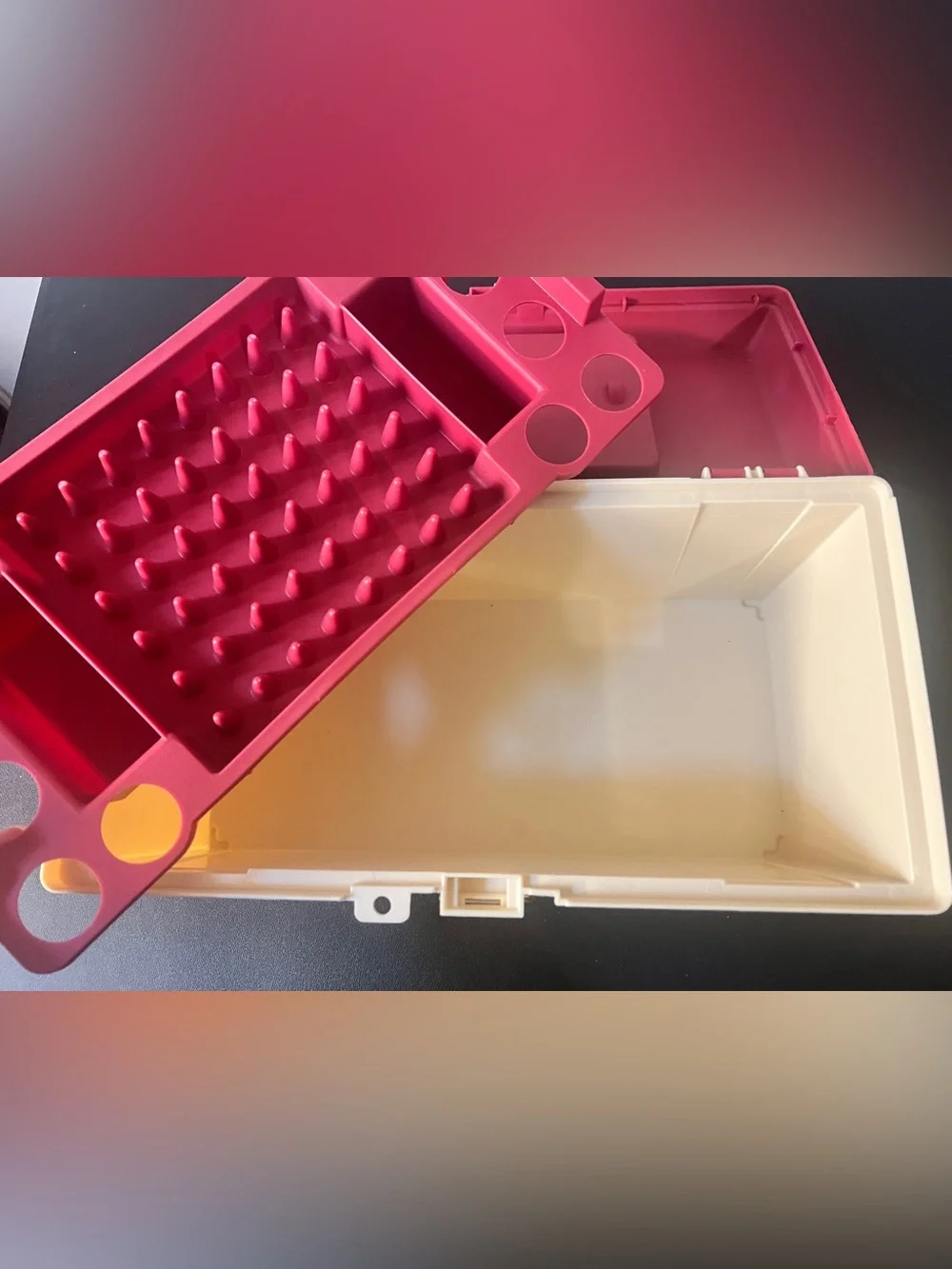 Wilton Cake Decorating Tool Caddy Organizer Tool Case Container Box #409-860